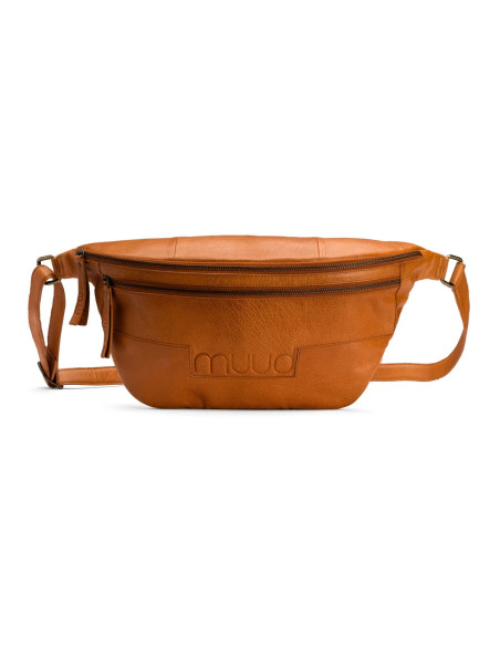 Riñonera de cuero Muud Vegas XL - Whisky