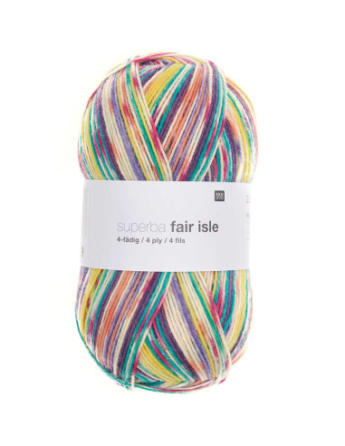 Laine Superba Fair Isle 4 fils Rico Design