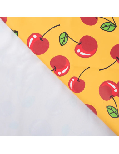Tela de lona impermeable para chubasquero - Cerezas