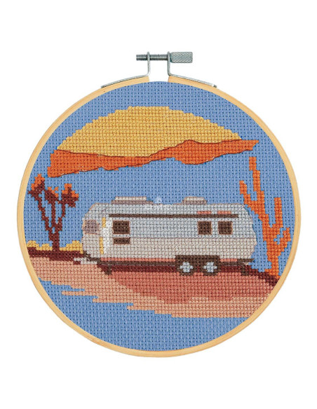 Kit de bordado de punto de cruz - Airstream