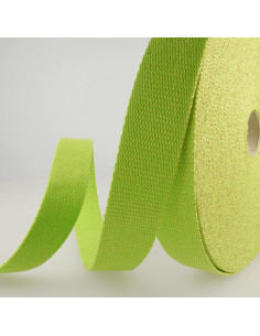 Correa de bolso lurex - Verde manzana y oro