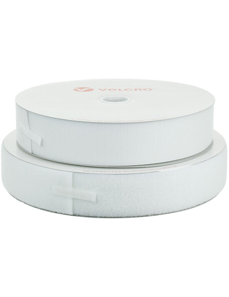 VELCRO® Brand adhesivo blanco de 50 mm de ancho rollo de 25 metros