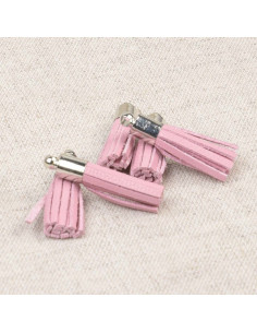 Set de 6 mini pompones - Rosa