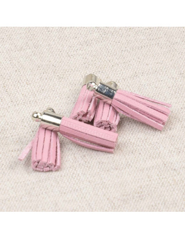 Set de 6 mini pompones - Rosa