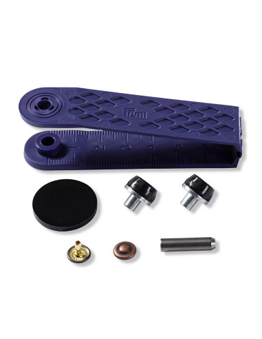 Caja de 24 remaches de 9 mm con herramienta - Bronce y Cobre
