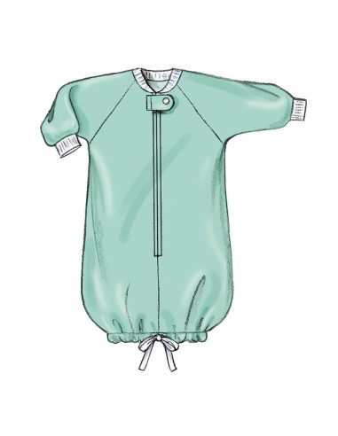 Patrón de sacos de dormir para bebé - Butterick 6968