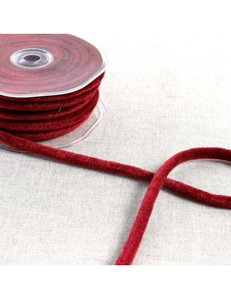 Cordón de terciopelo - Rojo oscuro