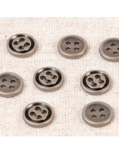 Botón de metal de 10 mm - Cañón de fusil