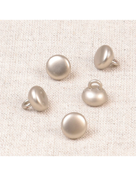 Botón Chloé metal - Plata
