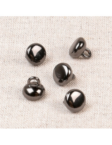 Botón Chloé metal - Negro