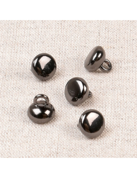 Botón Chloé metal - Negro