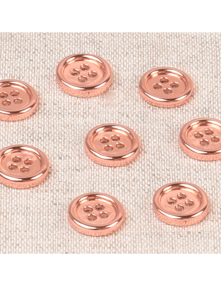 Botón Sarah metal - Oro rosa