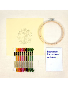 Kit de bordado - Jardín mediterráneo 2
