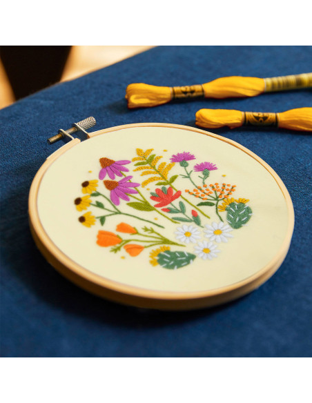 Kit de bordado - Jardín mediterráneo