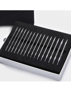 Estuche de agujas circulares para tejer KnitPro Karbonz 2