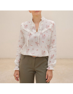 Patrón de blusa Glam escote abierto - Anna Rose patterns