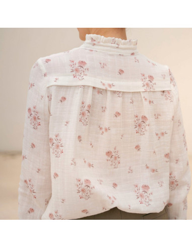 Patrón de blusa Glam escote abierto - Anna Rose patterns