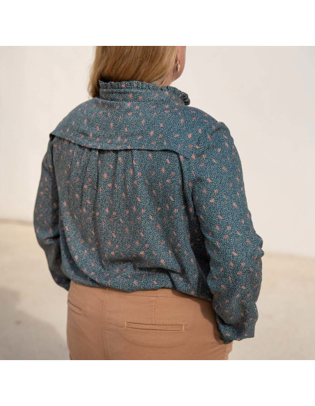 Patrón de blusa Glam escote abierto - Anna Rose patterns