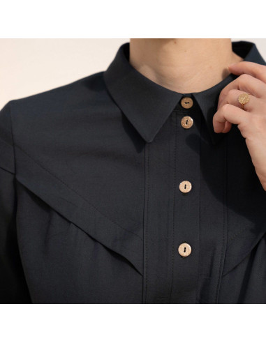 Patrón de blusa Glam abotonada - Anna Rose patterns