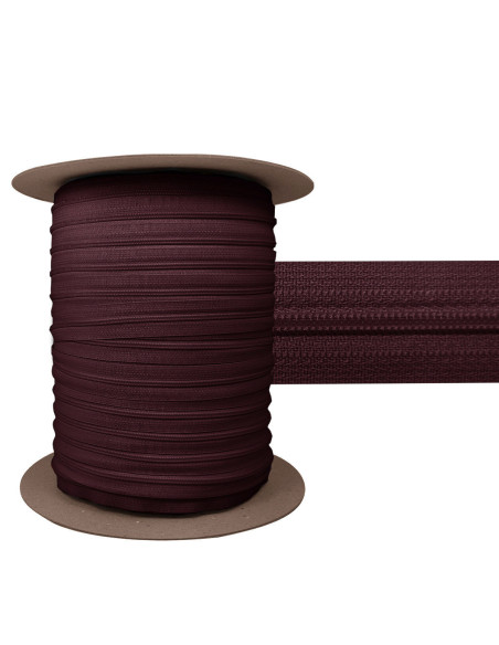 Cierre de nylon 3 mm YKK - Burdeos