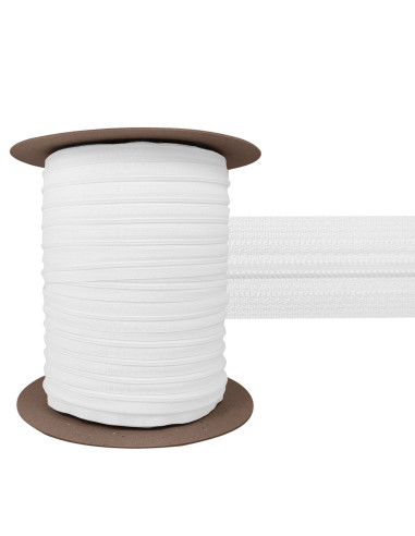 Cierre de nylon 3 mm YKK - Blanco