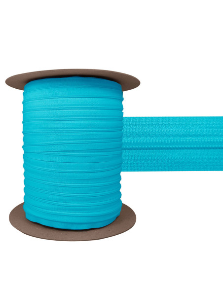 Cierre de nylon 3 mm YKK - Azul laguna