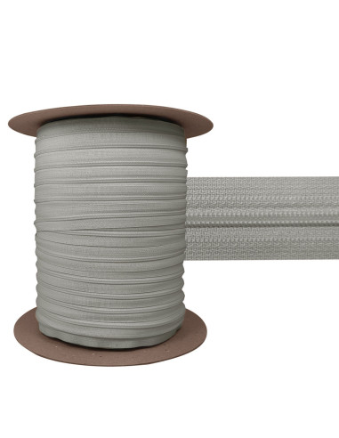 Cierre de nylon 3 mm YKK - Gris