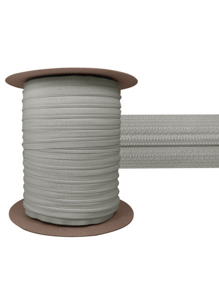 Cierre de nylon 3 mm YKK - Gris