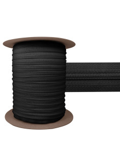 Cierre de nylon 3 mm YKK - Negro