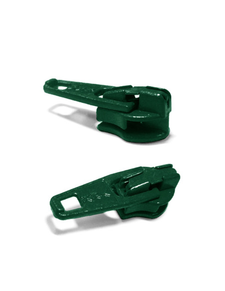Cursor para cierre de nylon 3 mm YKK - Verde