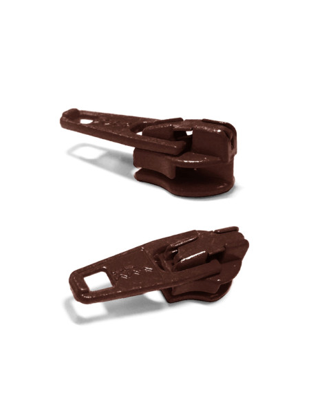 Cursor para cierre de nylon 3 mm YKK - Chocolate