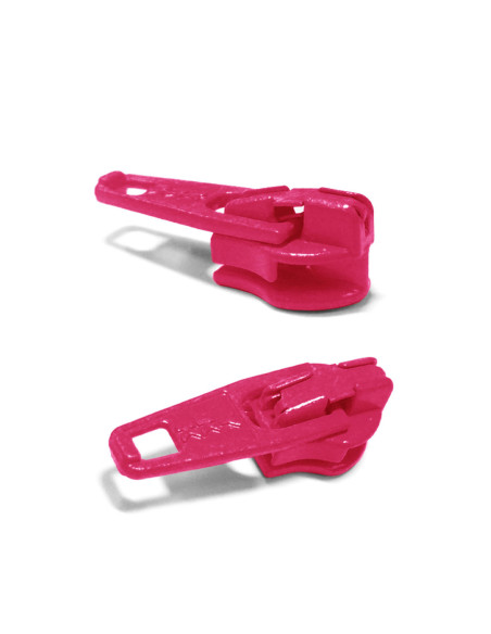 Cursor para cierre de nylon 3 mm YKK - Fucsia