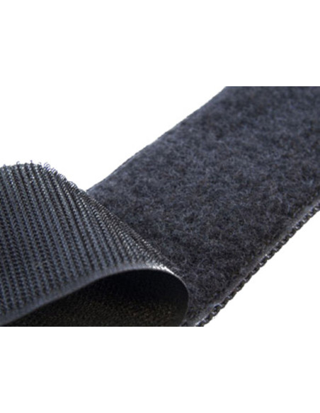 VELCRO® Marca para coser negro de 20 mm de ancho por metro