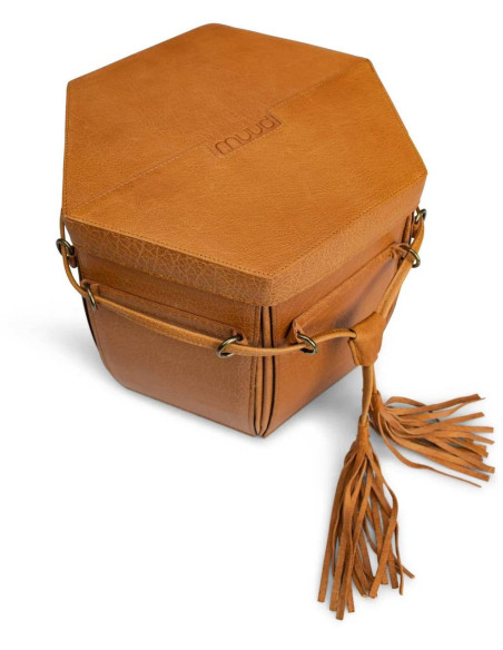 Gran caja de costura y labores Muud Evita XL - Whisky