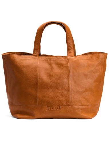 Mini shopper para tejer y crochetar Muud Hiba - Whisky
