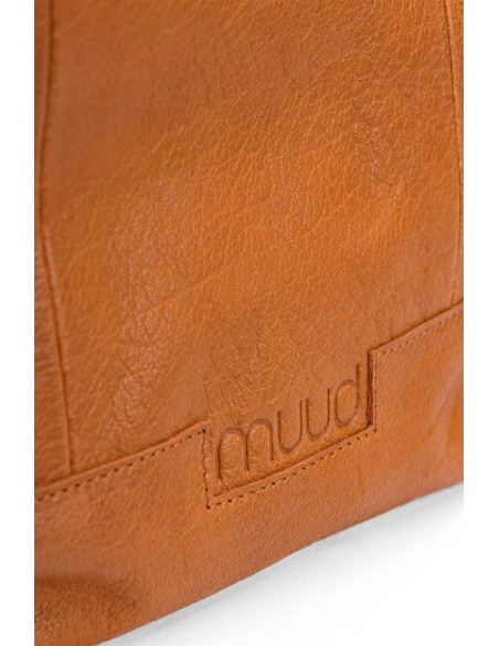 Mini shopper para tejer y crochetar Muud Hiba - Whisky