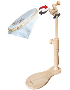 Soporte ajustable bajo muslos para tambor de bordado