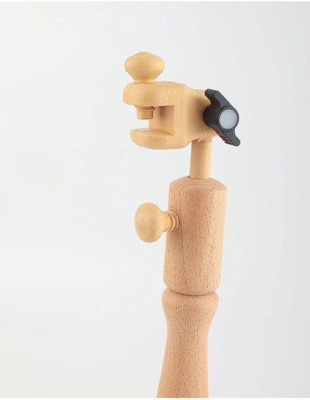 Soporte ajustable bajo muslos para tambor de bordado