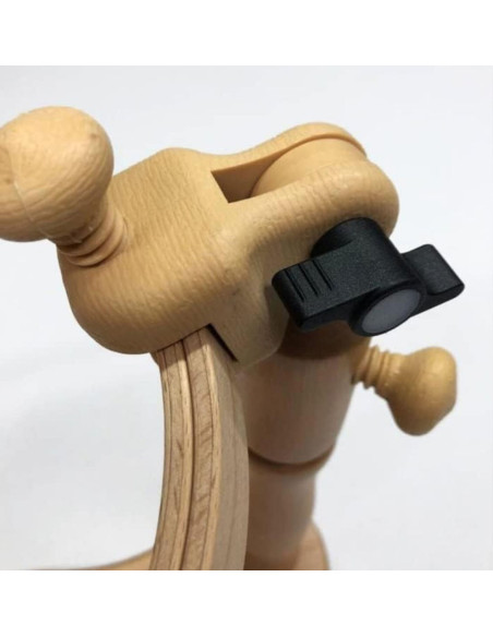 Soporte ajustable bajo muslos para tambor de bordado
