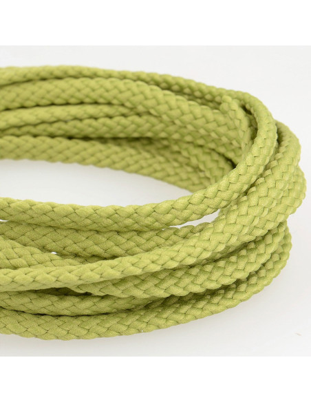 Anorak de cordón plano - Verde almendra