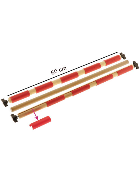 Varillas con clips para bastidor de bordado de 60 cm