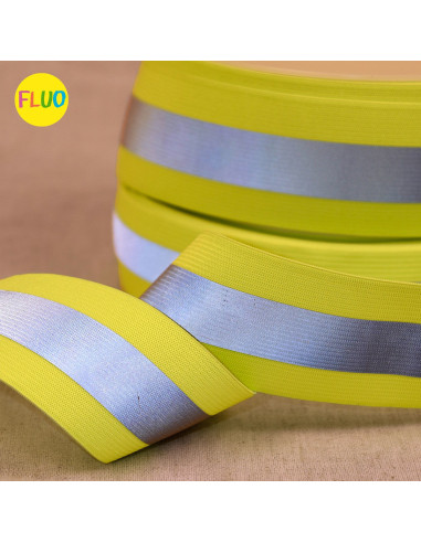 Elástico reflectante - Amarillo fluorescente