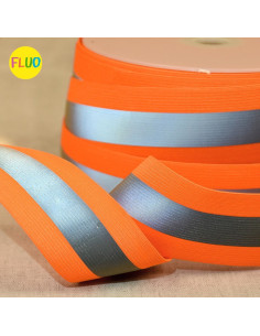 Elástico reflectante - Naranja fluorescente