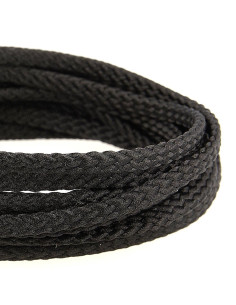 Anorak de cordón plano - Negro