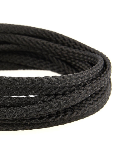 Anorak de cordón plano - Negro