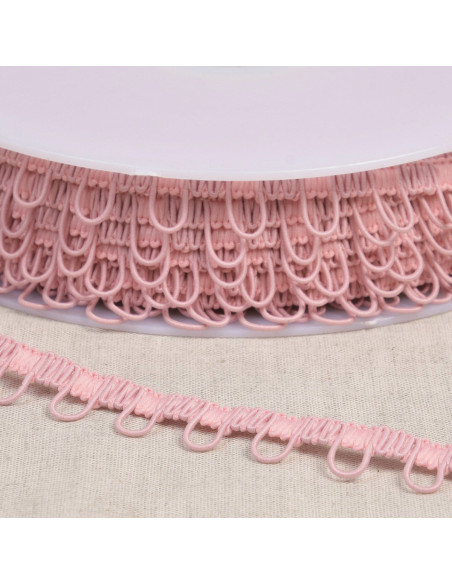 Galón con ojales elásticos - Rosa