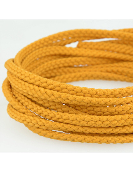 Anorak de cordón plano - Amarillo oro