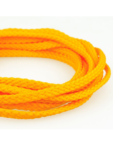 Anorak de cordón plano - Amarillo anaranjado