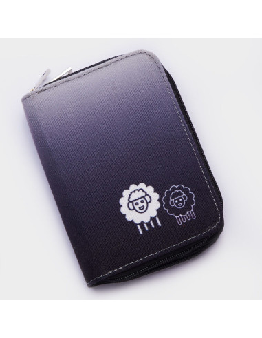 Estuche de agujas circulares cortas KnitPro de carbono