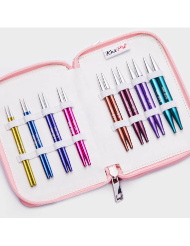 Kit de agujas circulares cortas KnitPro Deluxe Zing
